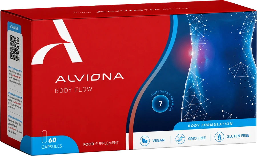 Alviona Body Flow complément alimentaire – 60 gélules